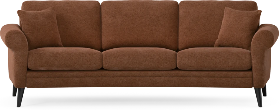 Eden - 3-sits soffa svängd - Orange