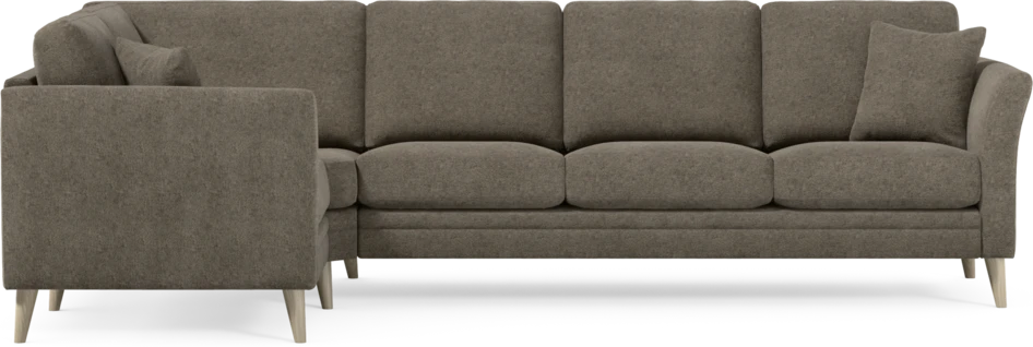 Eden - Hörnsoffa, 1+3-sits - Brun