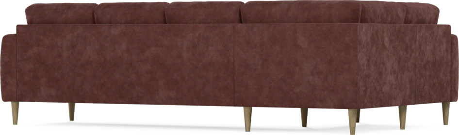 Eden - Hörnsoffa, 1+3-sits - Röd