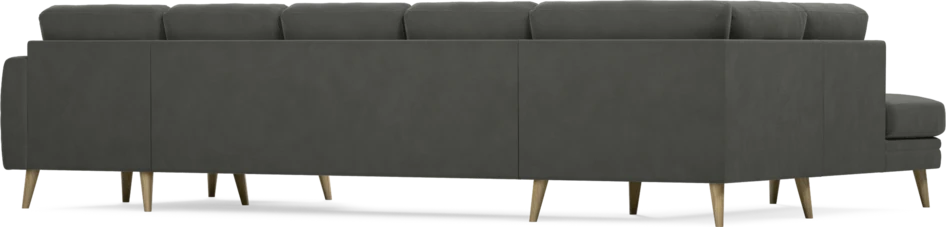 Eden - 3-sits soffa med divan vänster och schäslong höger - Grå