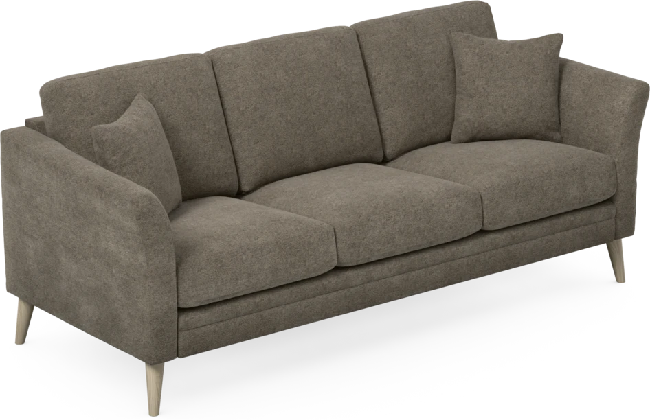 Eden - 3-sits soffa - Brun