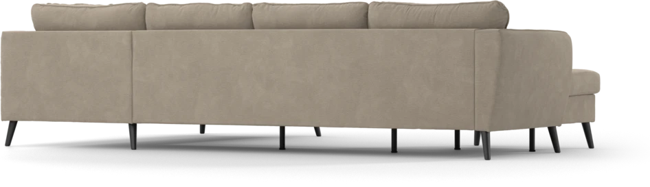 County - 3-sits soffa med schäslong vänster och divan höger - Beige