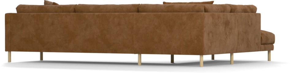 Harper - 3-sits soffa med divan vänster - Orange