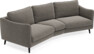 Madison - 3-sits soffa svängd, 90 cm - Grå