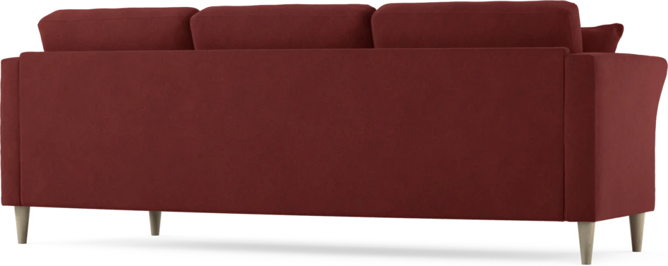 Eden - 3-sits soffa svängd - Röd