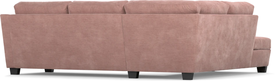 Friday - 2,5-sits soffa med divan vänster - Rosa