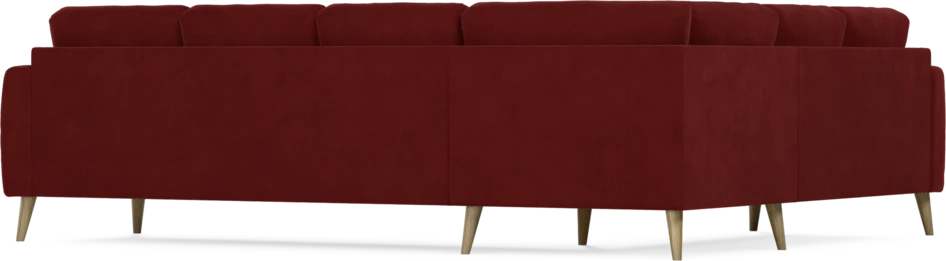 Eden - Hörnsoffa, 2+3-sits - Röd