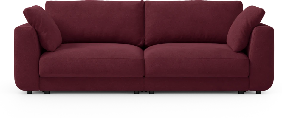 Amie - Bäddsoffa 3-sits - Röd