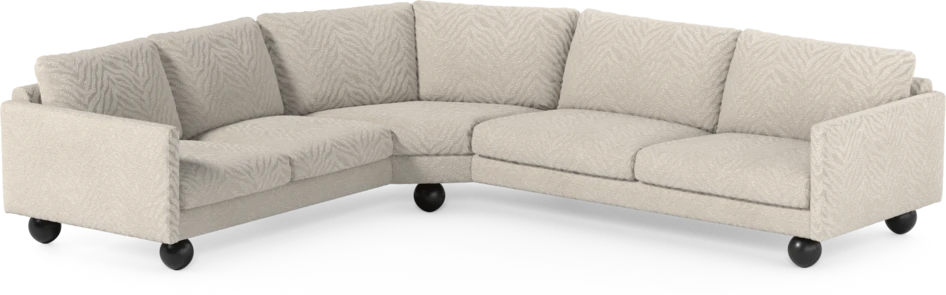 Madison Lux - Hörnsoffa 2+3-sits, hörn 2 - Vit