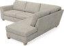 Friday - 2,5-sits soffa med divan höger - Beige