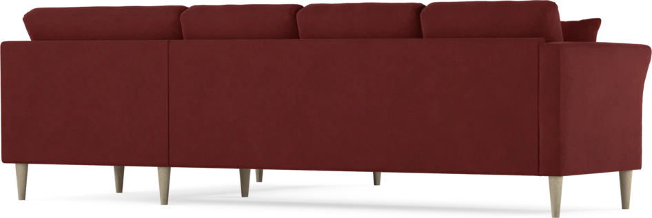 Eden - Hörnsoffa, 3+2-sits - Röd