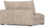 Rossi - 2-sits med armstöd höger - Beige
