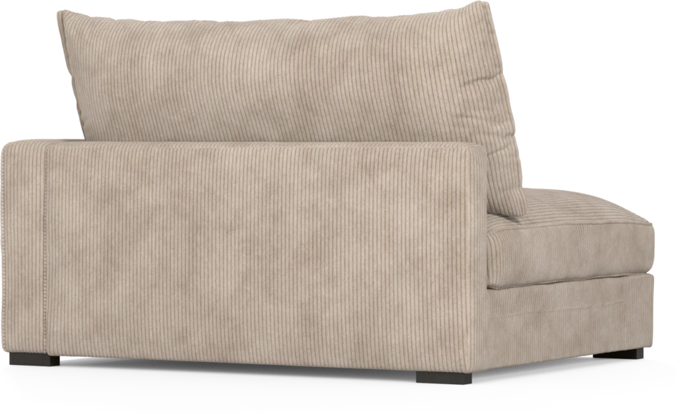Rossi - 2-sits med armstöd höger - Beige