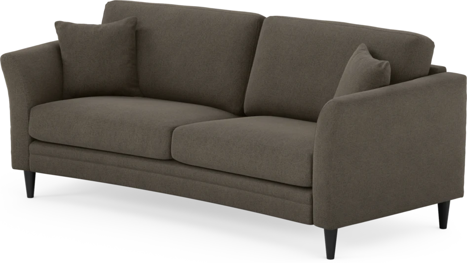 Eden - 2,5-sits soffa svängd - Brun