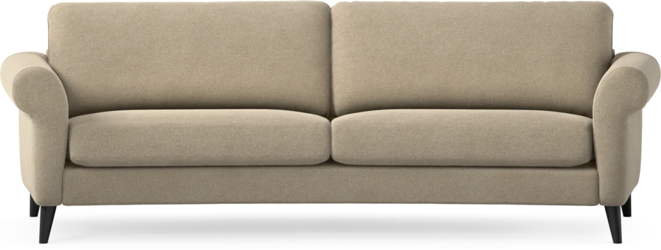 Bridge - 3-sits soffa svängd - Beige