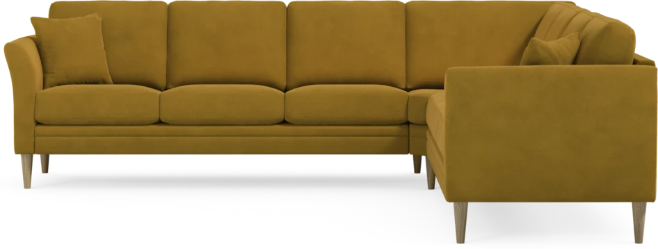 Eden - Hörnsoffa, 3+3-sits - Gul
