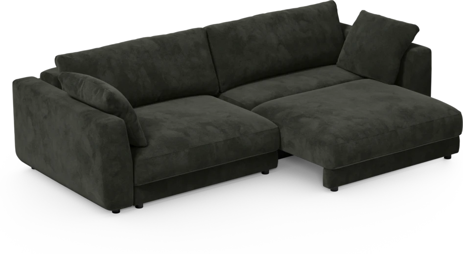 Amie - Bäddsoffa 4-sits - Svart