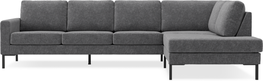 Sierra - 3-sits soffa med divan höger - Grå