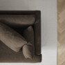 Harper - 3-sits soffa, hel dyna - Brun