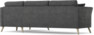 Eden - 2,5-sits soffa med schäslong - Grå