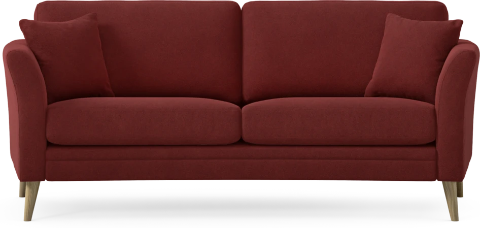 Eden - 2,5-sits soffa svängd - Röd