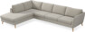 County - 3-sits soffa med divan vänster - Beige