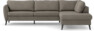 County - 2,5-sits soffa med divan höger - Brun