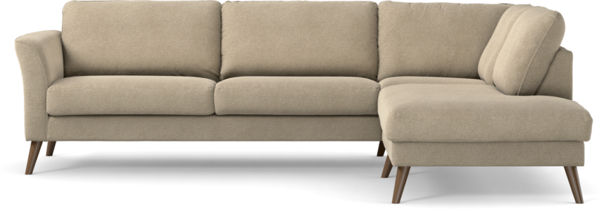 Bridge - 3-sits soffa med divan höger - Beige