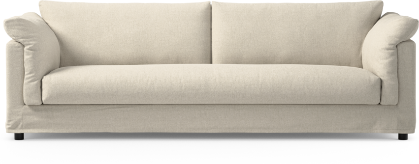 Cherrie - 4-sits soffa, hel dyna och kappa - Beige