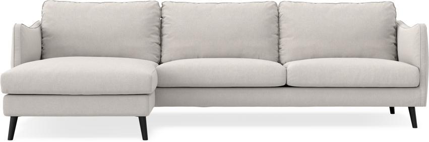 Madison - 3-sits soffa med schäslong vänster - Grå