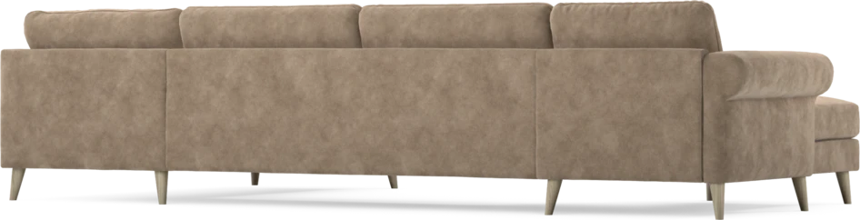 Bridge - 3-sits soffa med schäslong vänster och divan höger - Beige