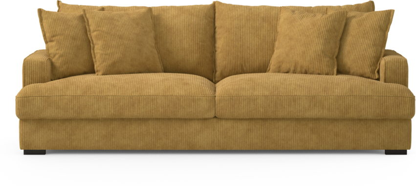 Mila - 4-sits soffa - Gul