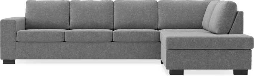 Nevada - 3-sits soffa med divan höger - Grå