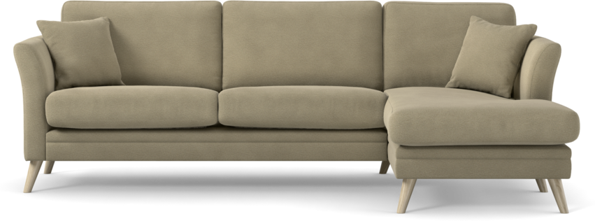 Eden - 2,5-sits soffa med schäslong - Beige