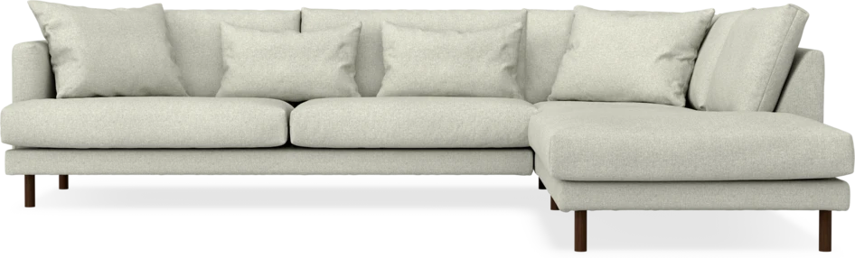 Harper - 3-sits soffa med divan höger - Beige