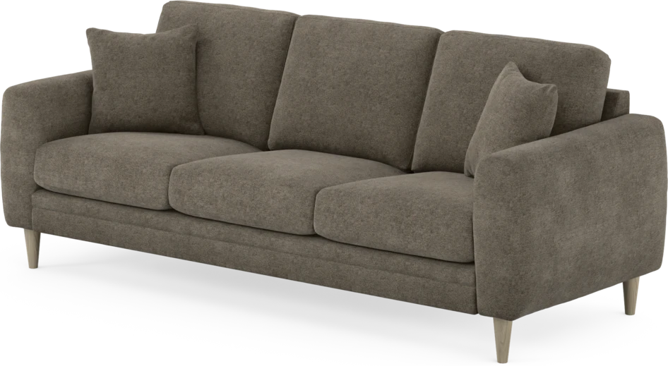 Eden - 3-sits soffa - Brun