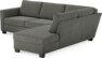 Friday - 2,5-sits soffa med divan höger - Grå