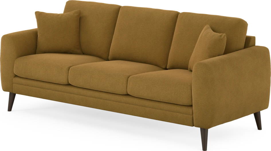 Eden - 3-sits soffa - Gul