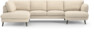 Madison Lux - 2-sits soffa med divan vänster och schäslong höger - Beige