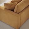 Rossi - 3-sits soffa, hel dyna - Gul
