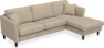 Eden - 2,5-sits soffa med schäslong - Beige