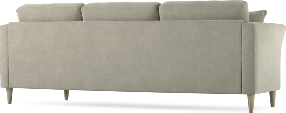 Eden - 3-sits soffa svängd - Brun