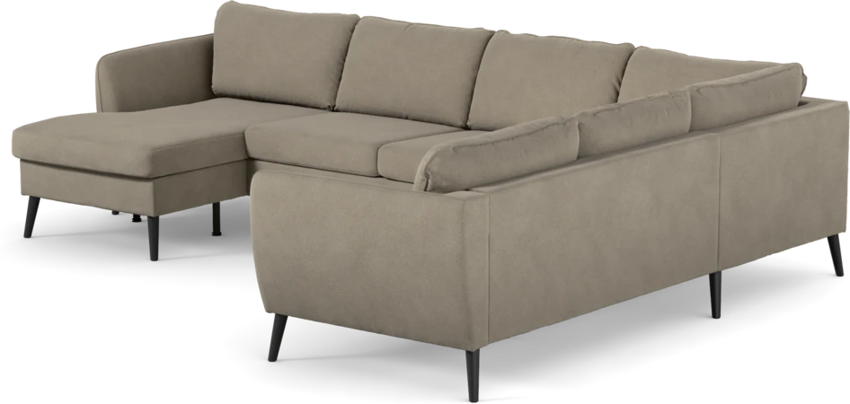 County - Hörnsoffa, 3+2-sits med schäslong vänster - Beige