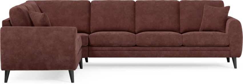 Eden - Hörnsoffa, 2+3-sits - Röd