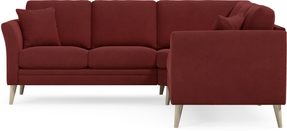 Eden - Hörnsoffa, 2+2-sits - Röd