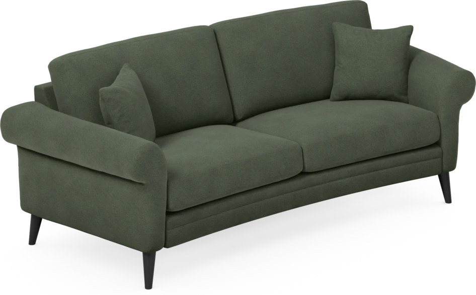 Eden - 2,5-sits soffa svängd - Grön