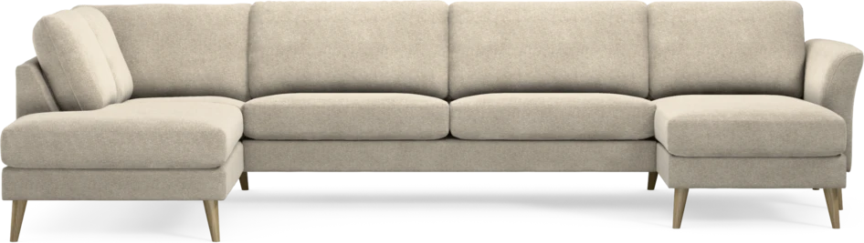 Bridge - 3-sits soffa med divan vänster och schäslong höger - Beige