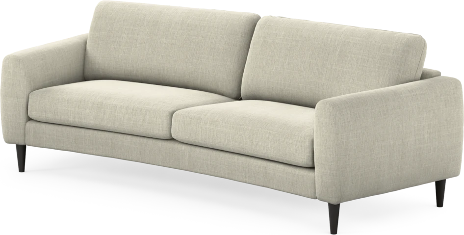 Bridge - 3-sits soffa svängd - Beige