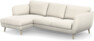 Madison Lux - 2-sits soffa med schäslong vänster - Vit