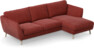 Madison - 2-sits soffa med schäslong höger - Rosa